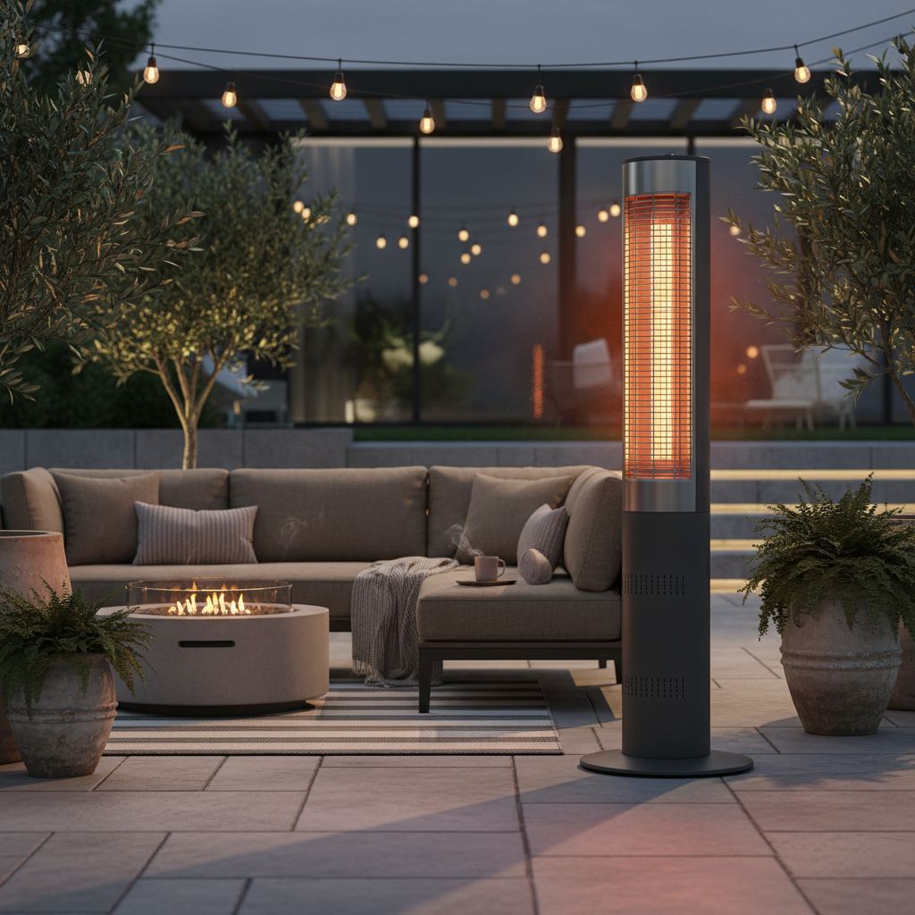 Electric outdoor heater