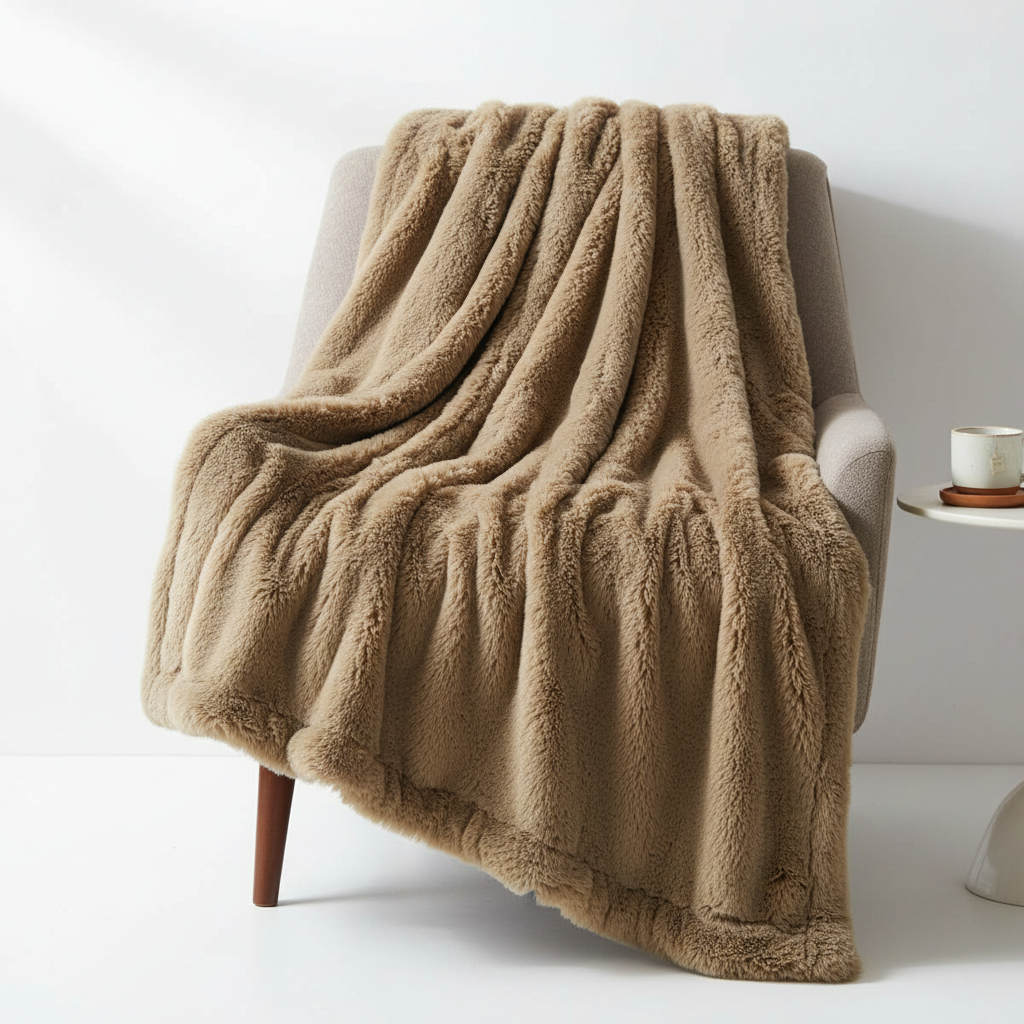 Faux Fur Throw