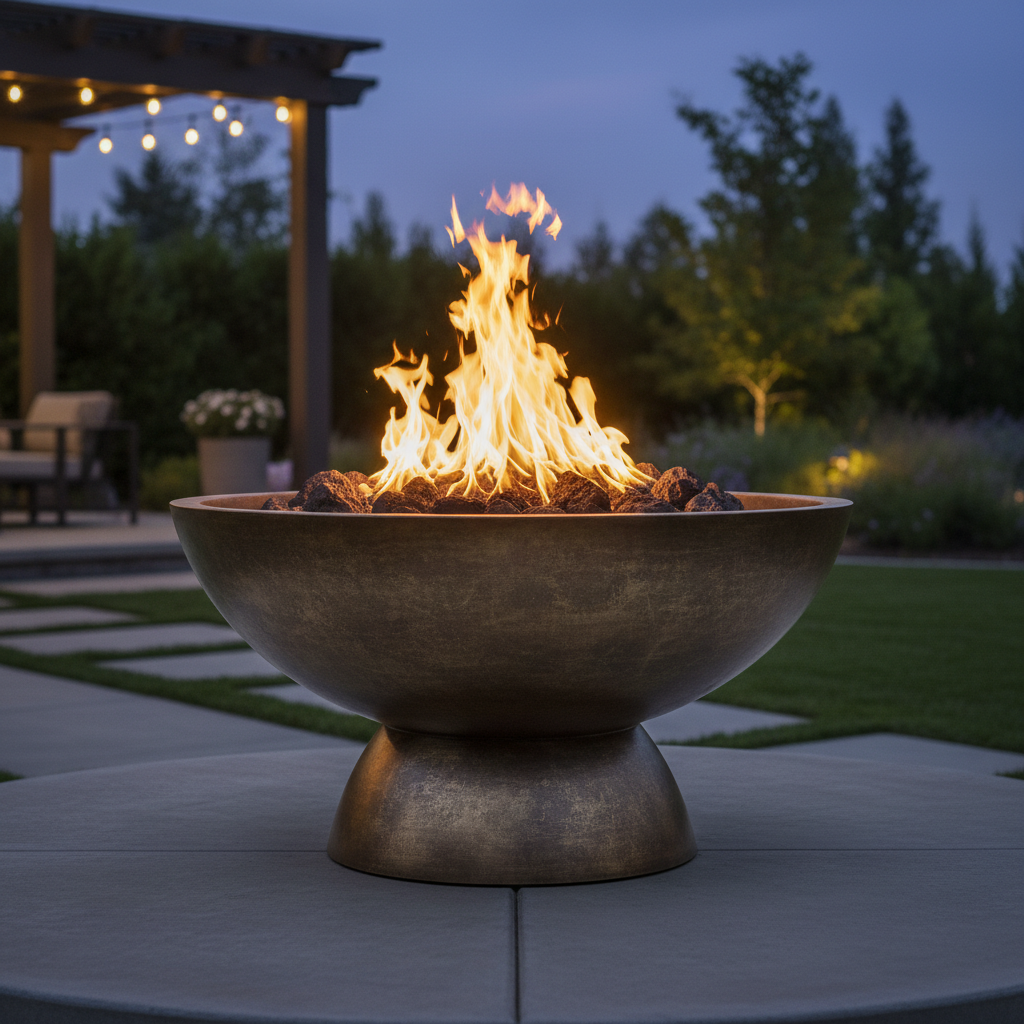 Stone Fire Bowl